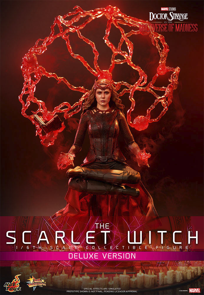 In Stock: Hot Toys Scarlet Witch Multiverse of Madness Deluxe Figure - Stevenson, D
